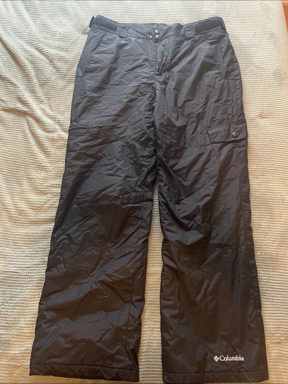 Columbia Men's Black Cargo Snow Pants